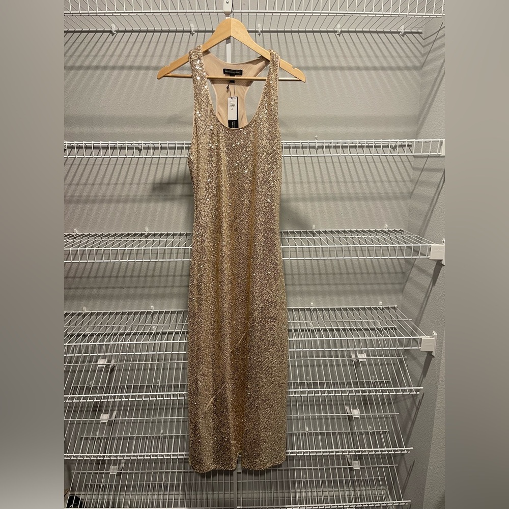 Gold Sequin Dress